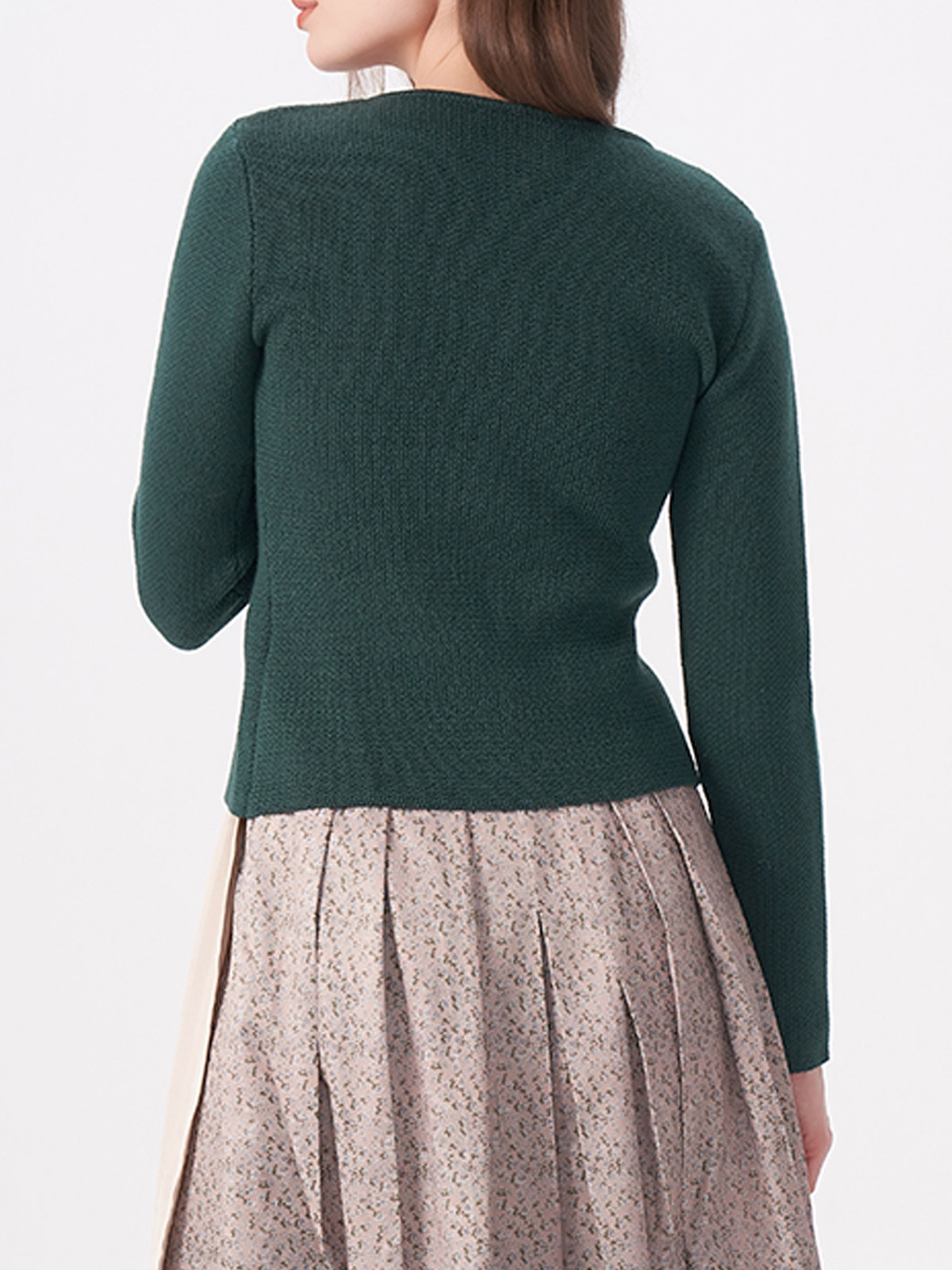 Dirndl mit schwarzer Strumpfhose