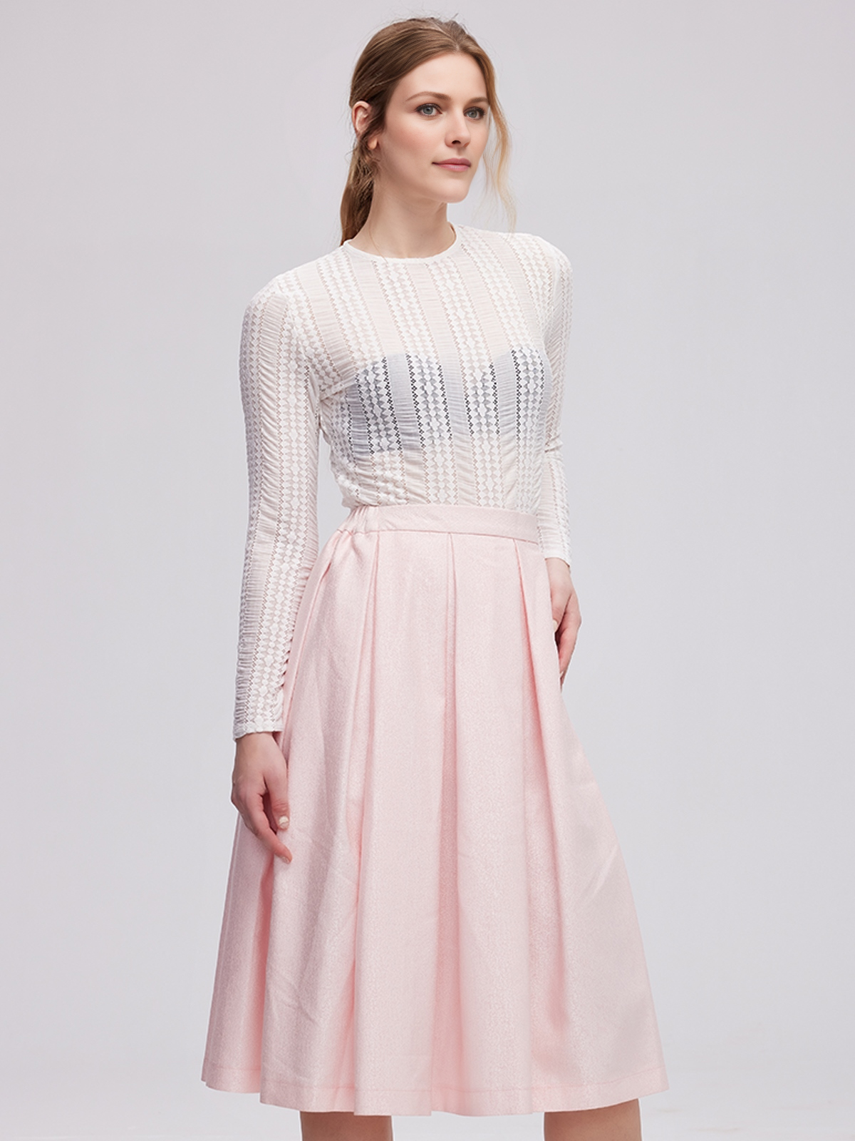 Dirndl mit langarm Bluse