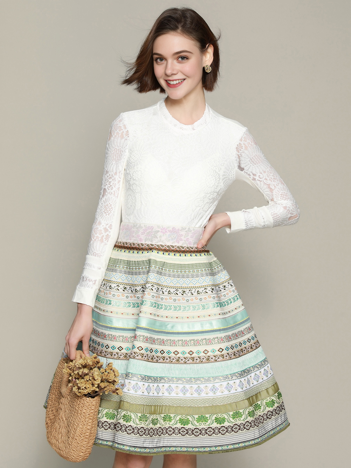 Dirndl in Grün